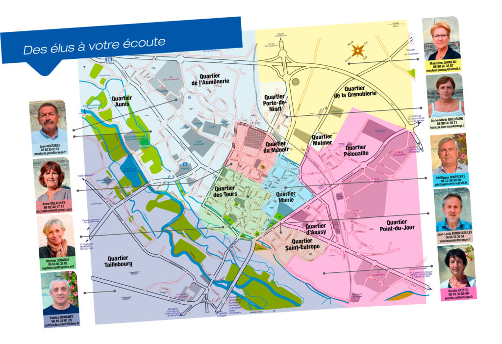 Carte Référents De Quartier Ville De Saint Jean Dangély 2942