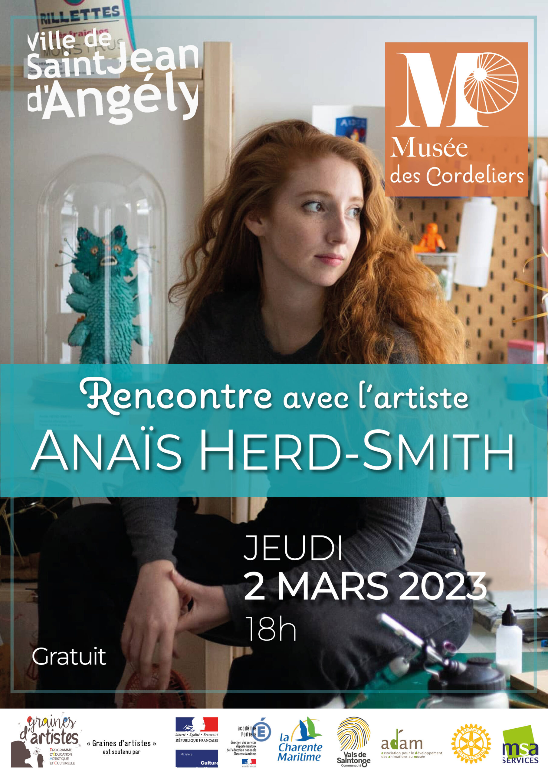 Rencontre Avec Anaïs Herd Smith Ville De Saint Jean Dangély 4916